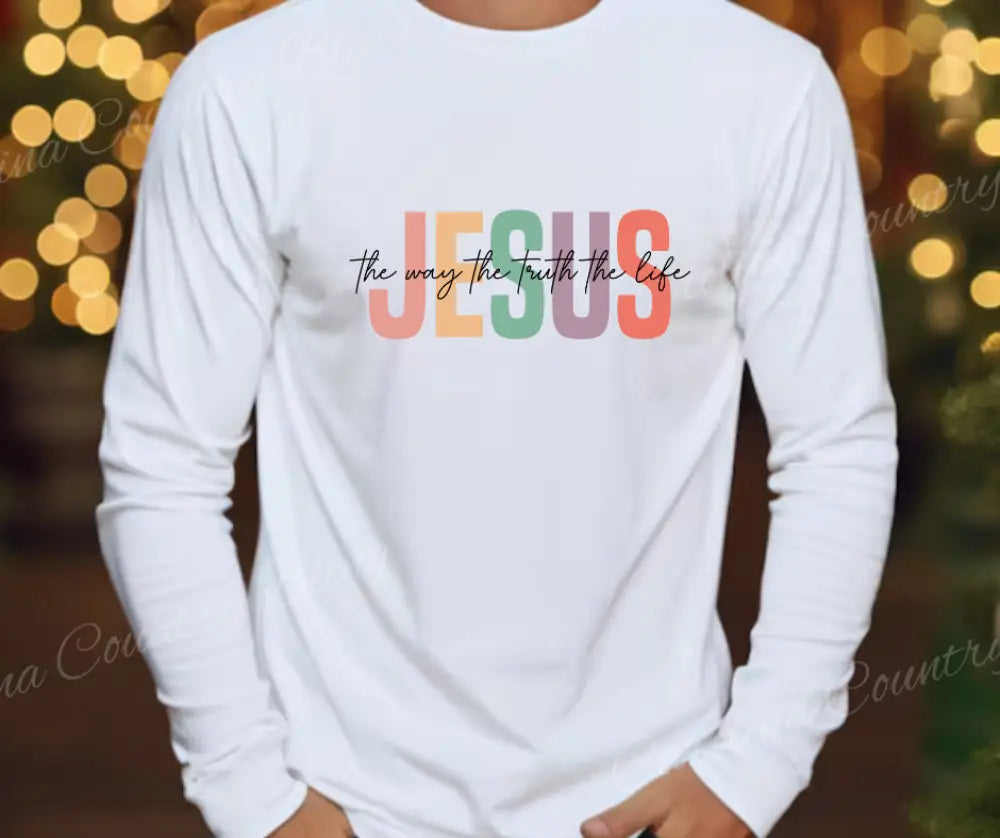His Name – White Small / Long Shirt