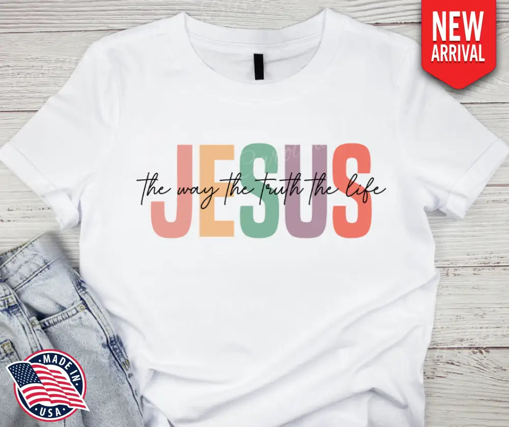 His Name – White Small / Short Shirt