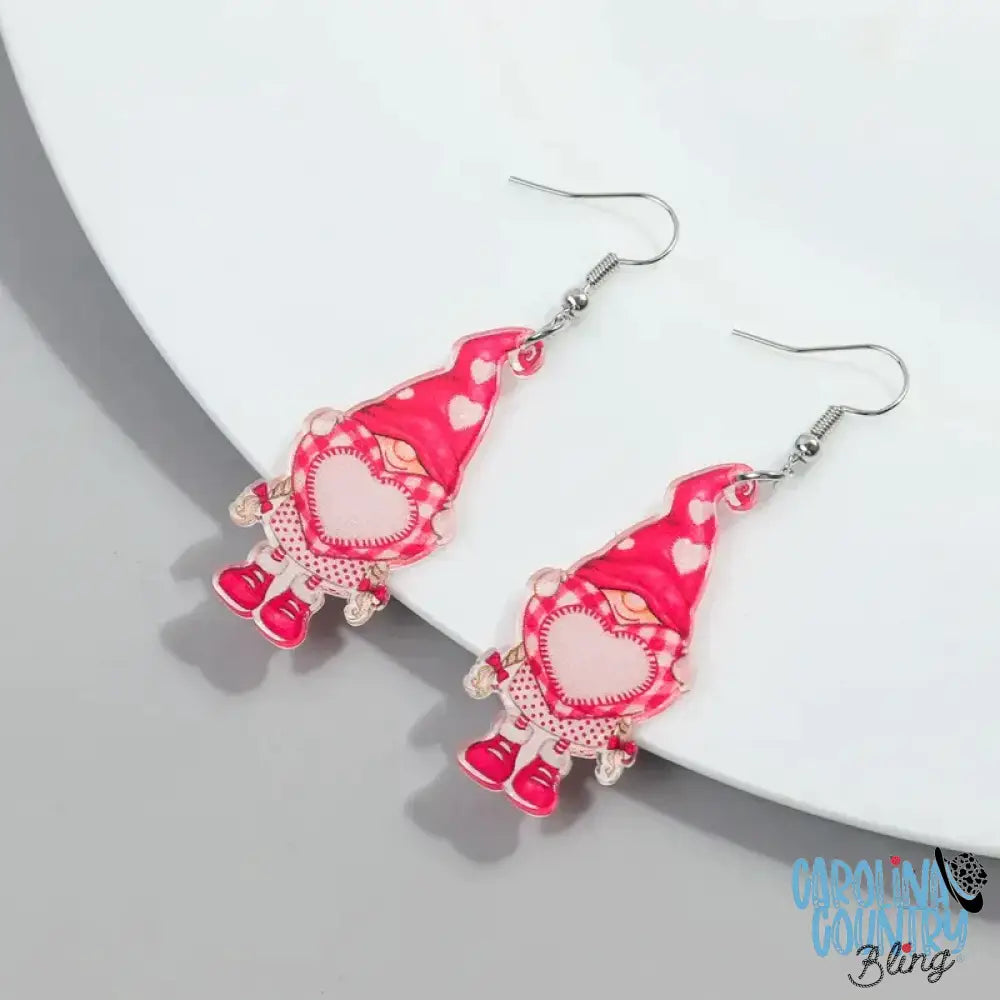 Hold My Heart – Pink Earrings