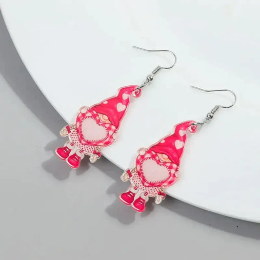 Hold My Heart – Pink Earrings