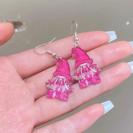 Holding On – Pink Earrings
