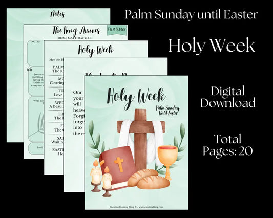 Holy Week – Palm Sunday Until Easter Digital Download