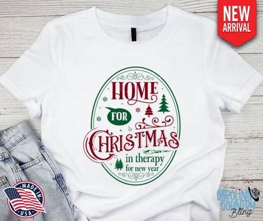 Home For Christmas – White Small / Short Shirt