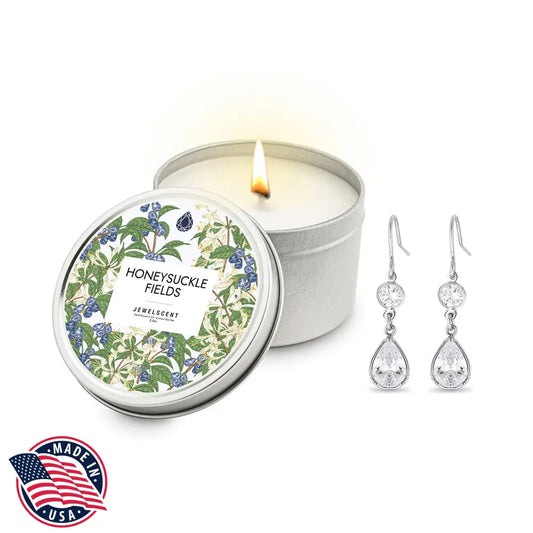 Honeysuckle Fields Tin Candle Tin