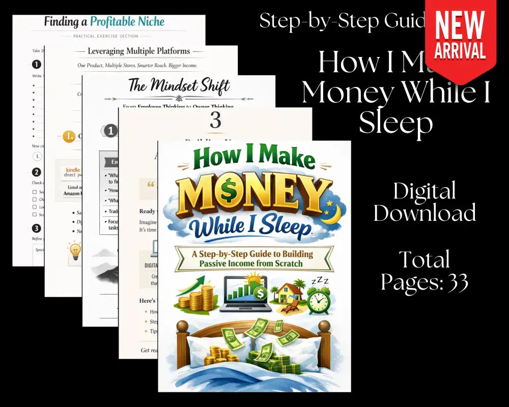 How I Make Money While I Sleep - Digital Download