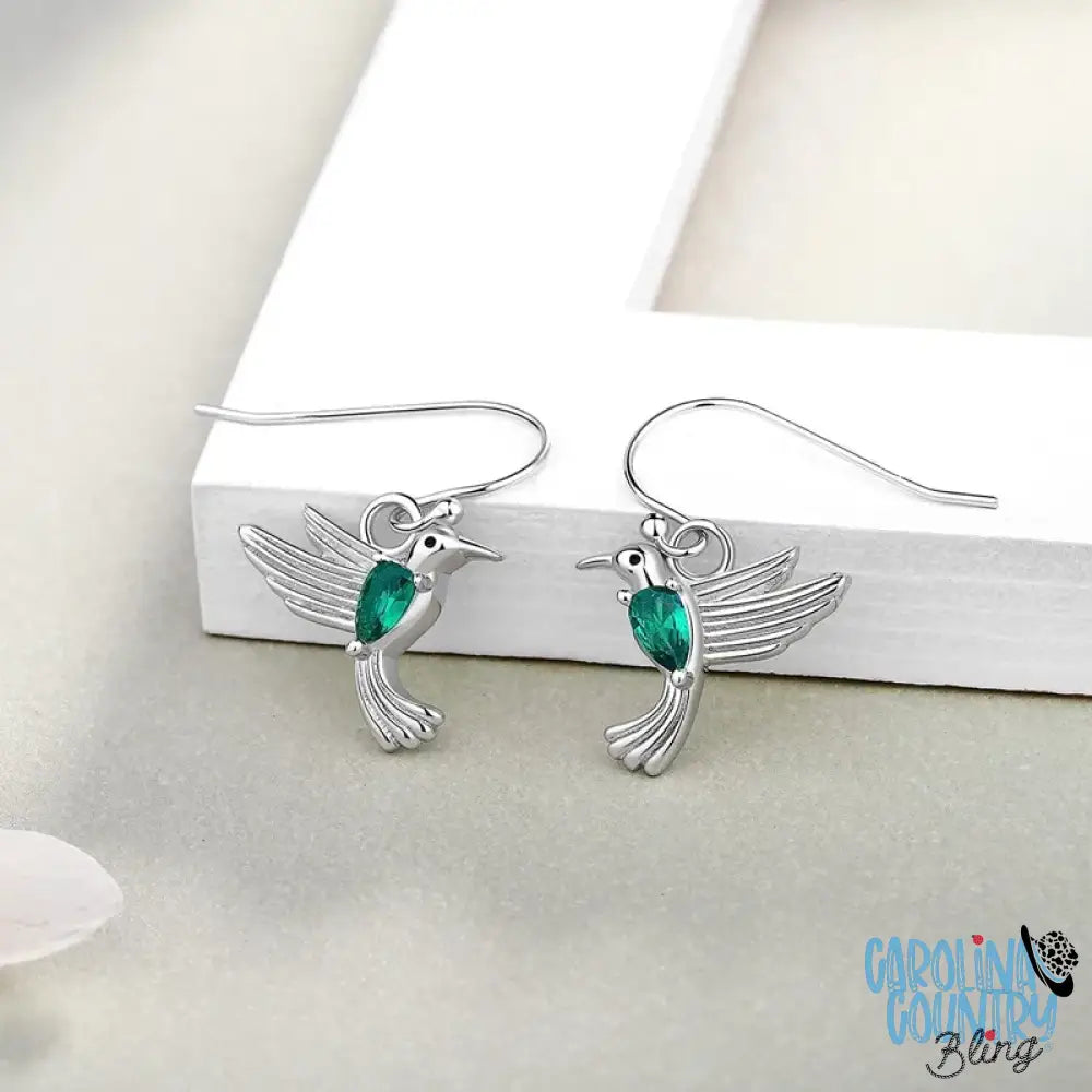 Humming – Green Earrings