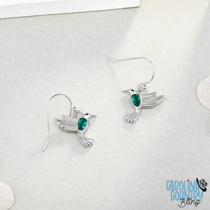 Humming – Green Earrings