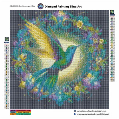 Hummingbird Glow Crystal - Art & Craft Kits