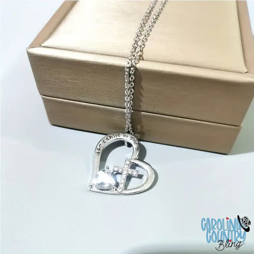 I Am A Child Of God - Silver Necklace