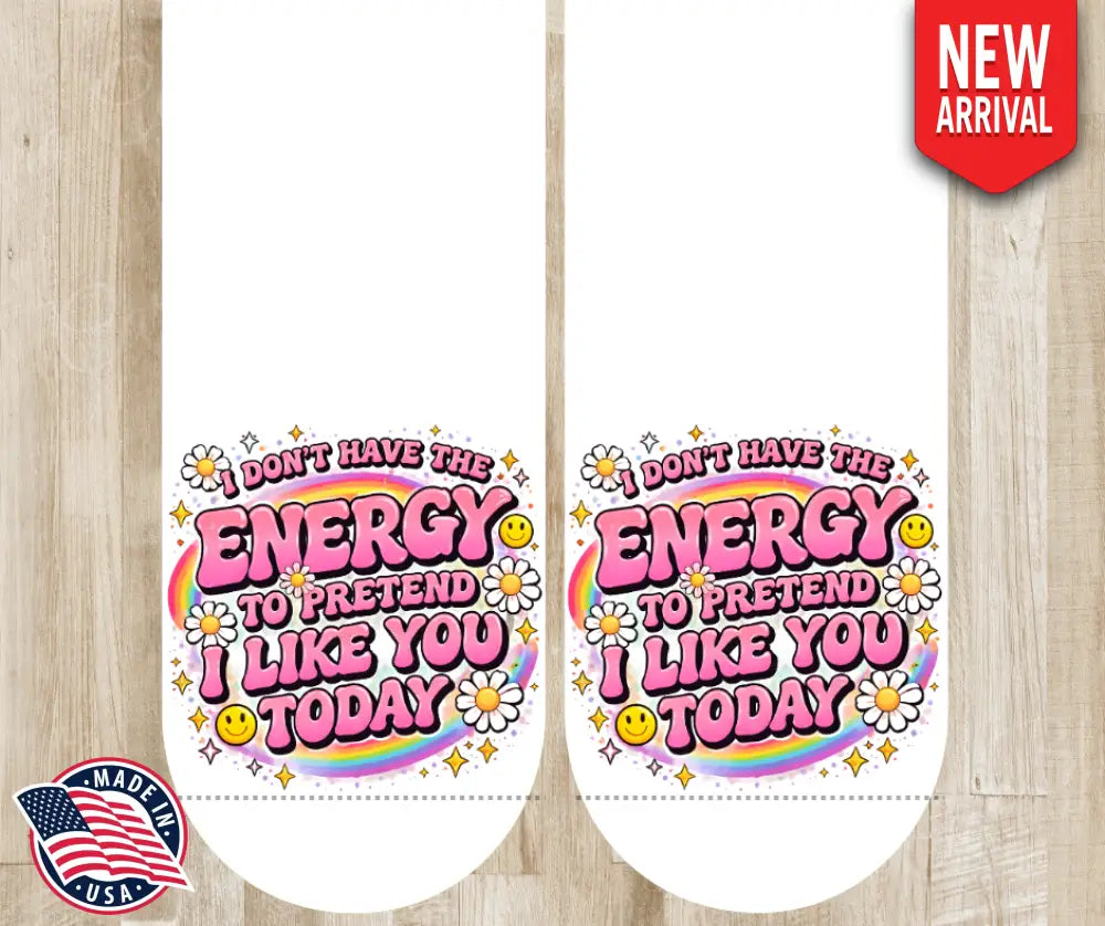 I Don’t Have the Energy - Multi - Socks