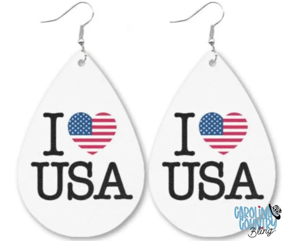 I Heart Usa Multi Earrings