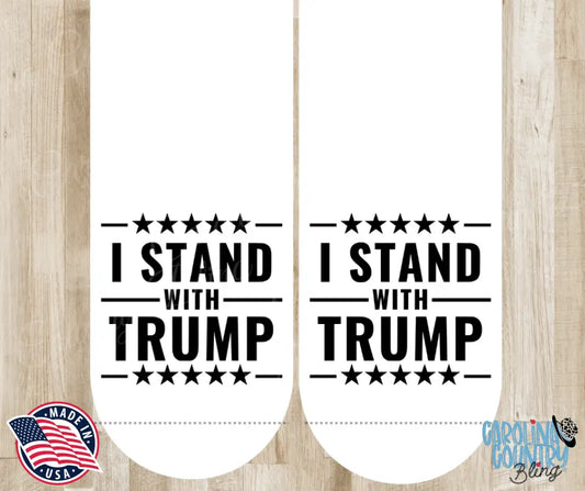 I Stand With Trump – Black Socks