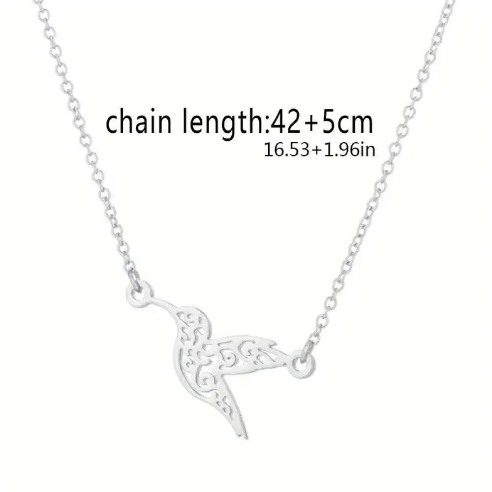 I’ll Fly Away – Silver Necklace