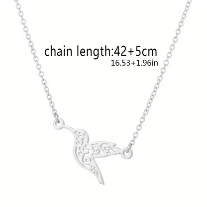 I’ll Fly Away – Silver Necklace