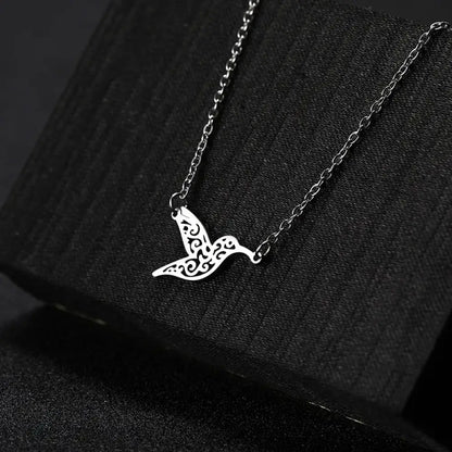 I’ll Fly Away – Silver Necklace