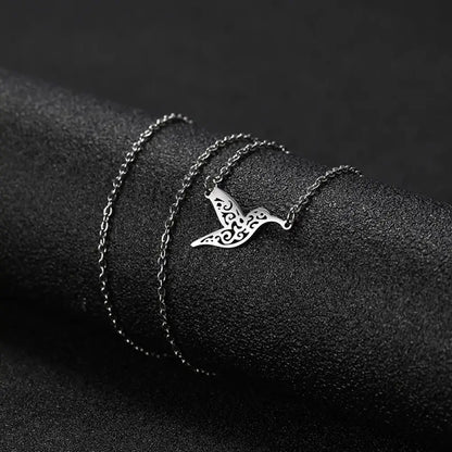 I’ll Fly Away – Silver Necklace