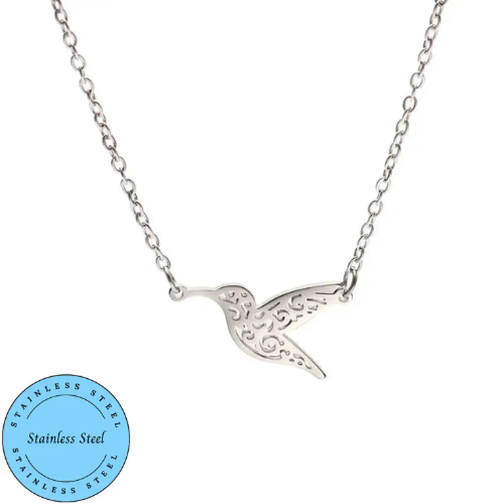 I’ll Fly Away – Silver Necklace