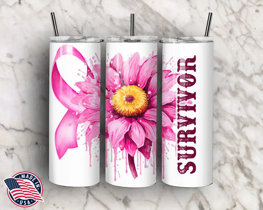 I’m A Survivor – Pink Tumbler