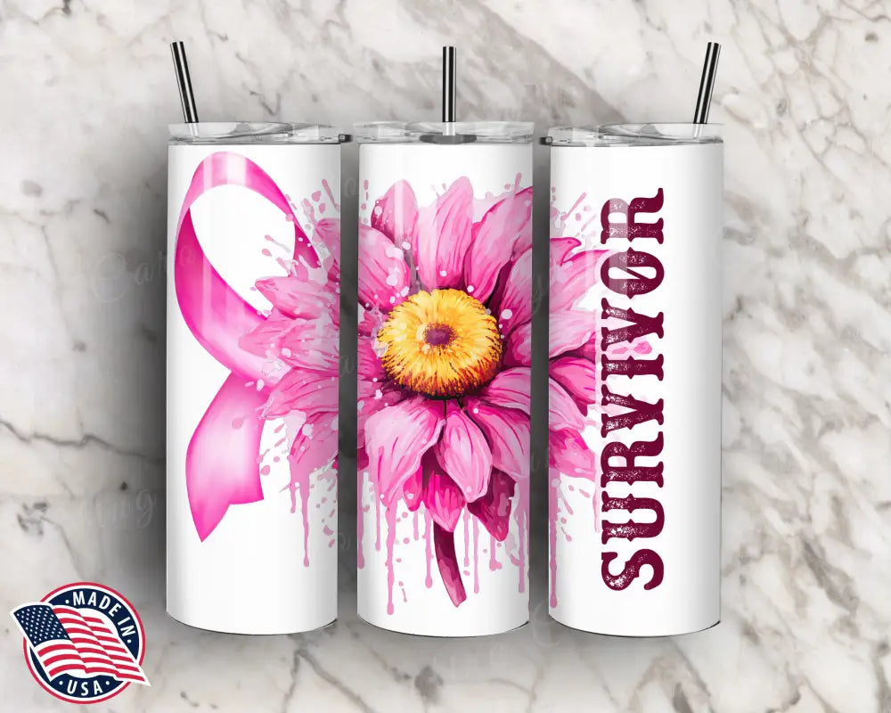 I’m A Survivor – Pink Tumbler