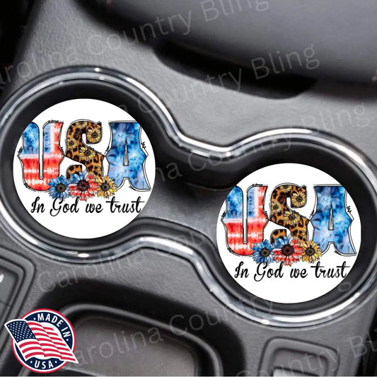 In God We Trust Multi Car Coaster