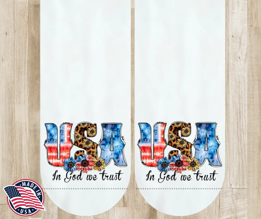 In God We Trust Multi Socks