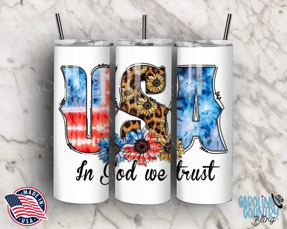 In God We Trust Multi Tumbler