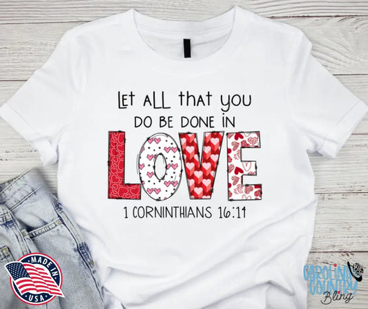 In Love – White Small / Short Shirt