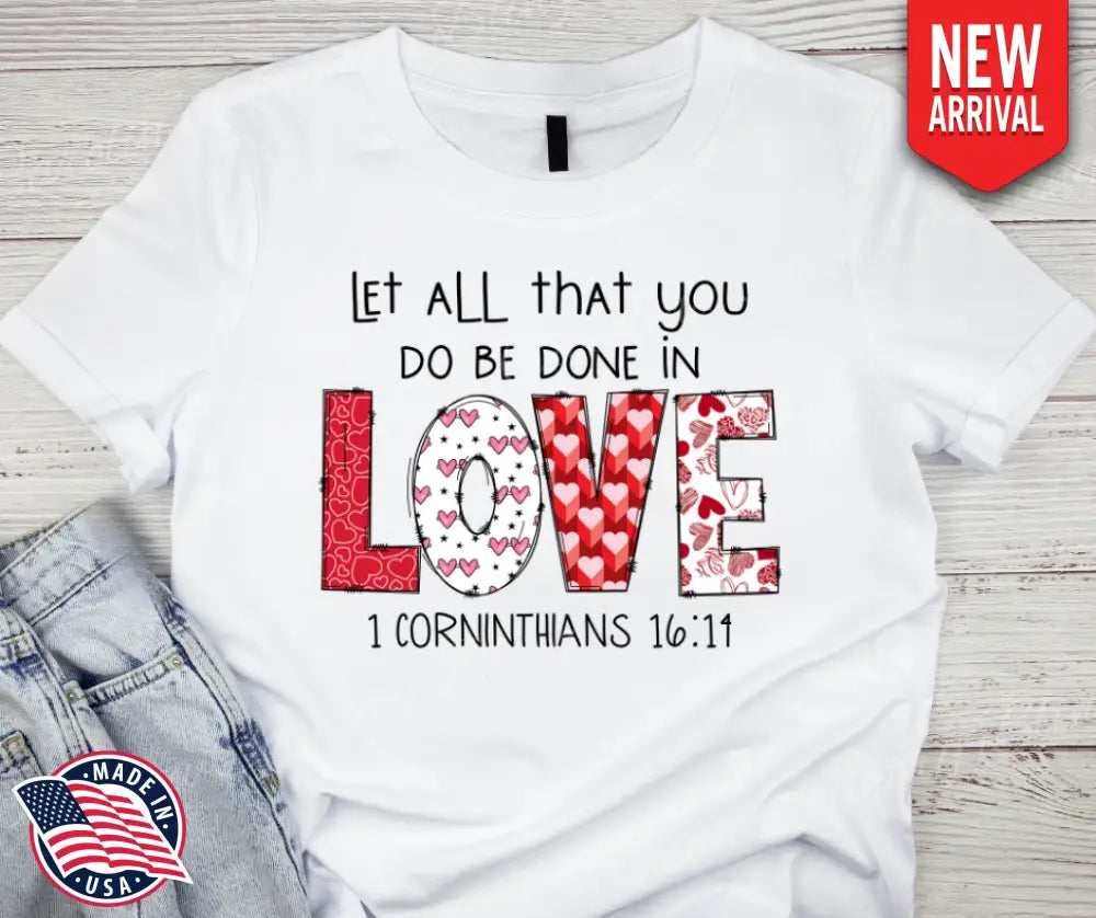 In Love – White Small / Short Shirt
