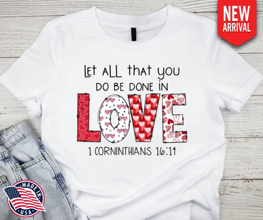 In Love – White Small / Short Shirt