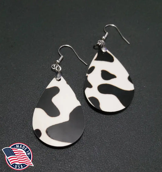In The Moooood - Black Earrings