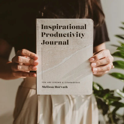 Inspirational Productivity Journal: You Are Strong & Courageous Notebooks