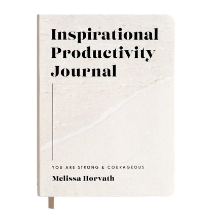 Inspirational Productivity Journal: You Are Strong & Courageous Notebooks