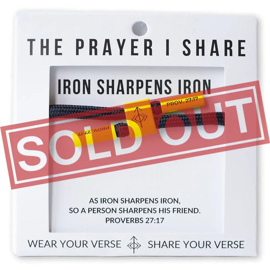 Iron Sharpens Iron Proverbs 27:17
