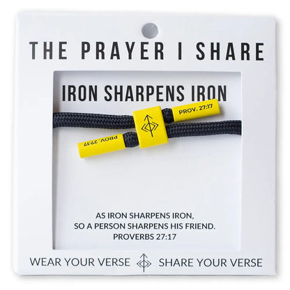 Iron Sharpens Iron Proverbs 27:17