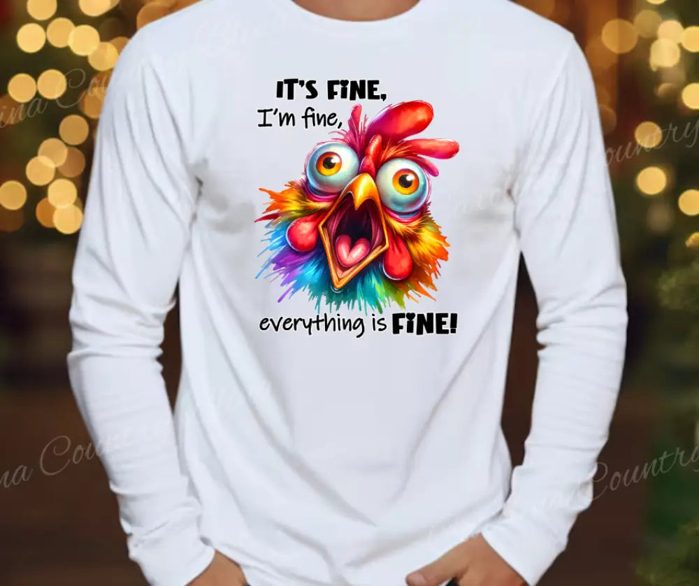 It’s Fine – Multi Small / Long Shirt