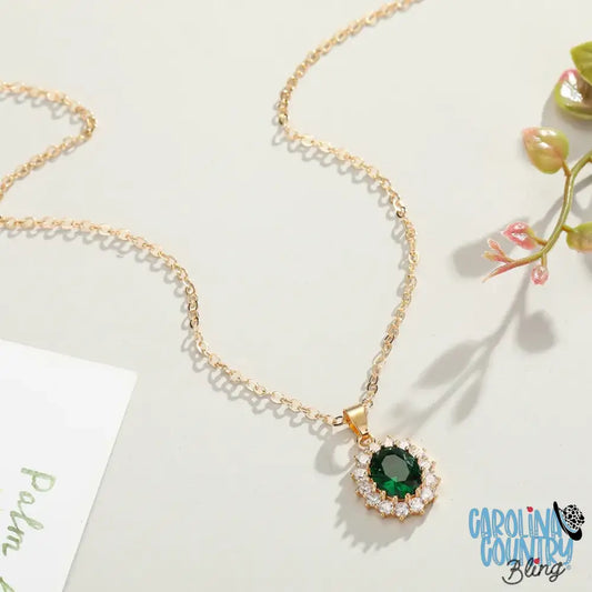 It’s The Season – Green Necklace