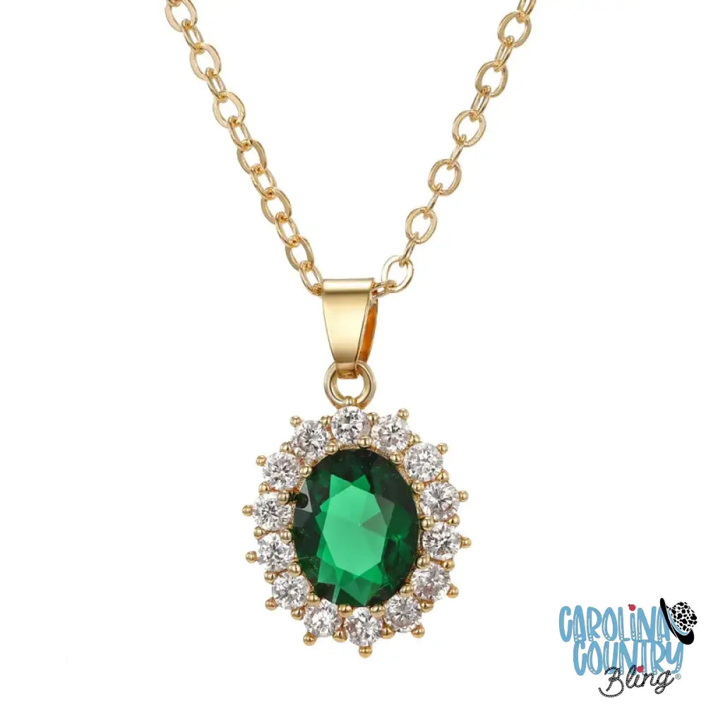 It’s The Season – Green Necklace