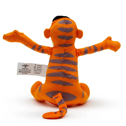 Dog Toy Squeaker Plush - Winnie the Pooh Tiggers Arms Up Sitting Pose Dog Toy Squeaky Plush