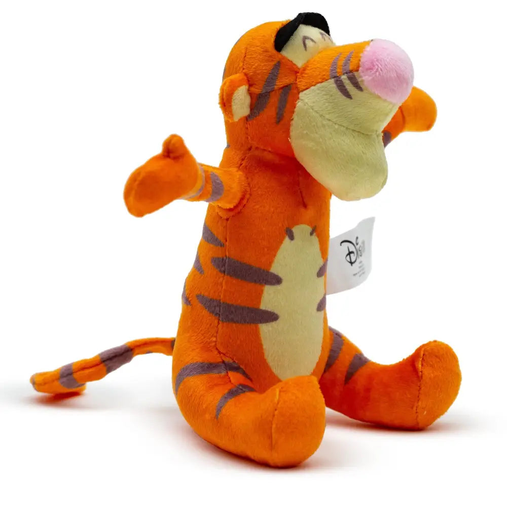 Dog Toy Squeaker Plush - Winnie the Pooh Tiggers Arms Up Sitting Pose Dog Toy Squeaky Plush