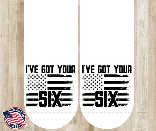 I’ve Got Your Six – Black Socks