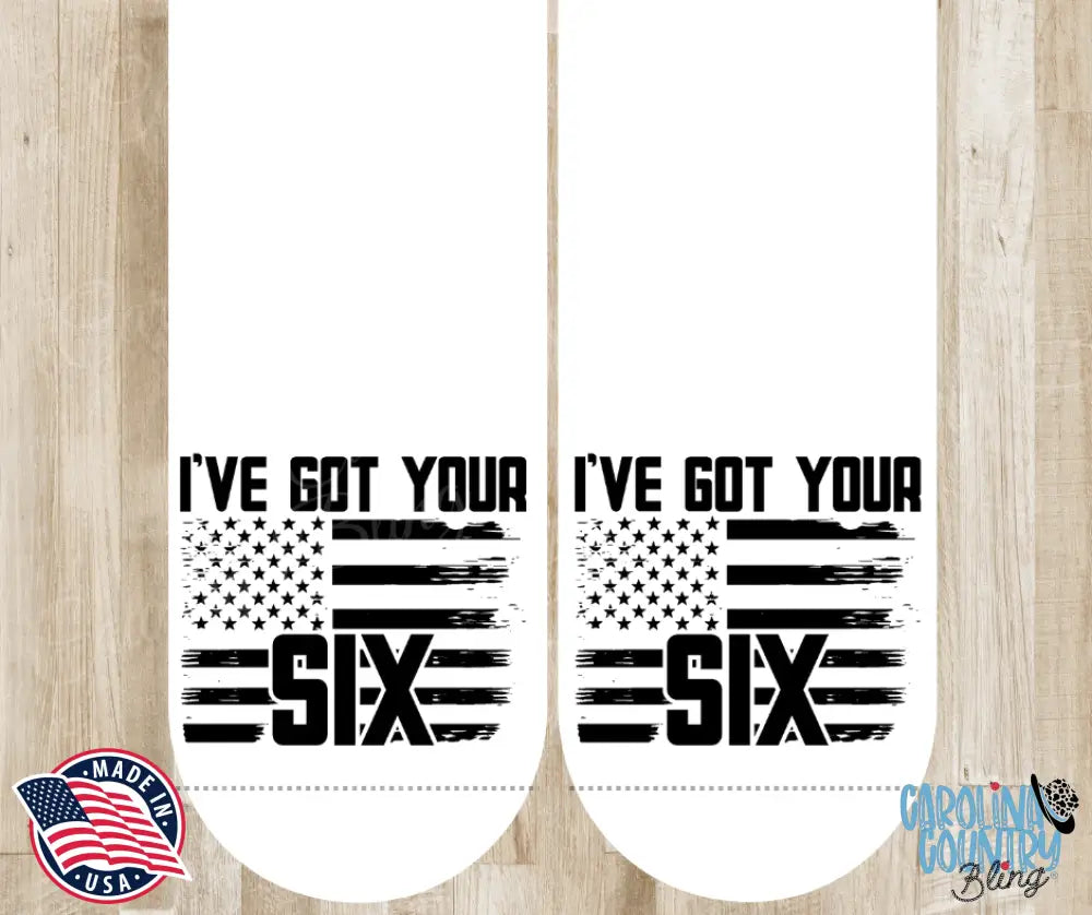 I’ve Got Your Six – Black Socks