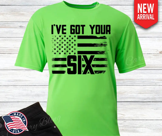 I’ve Got Your Six – Multi Small / Short / Green Shirt