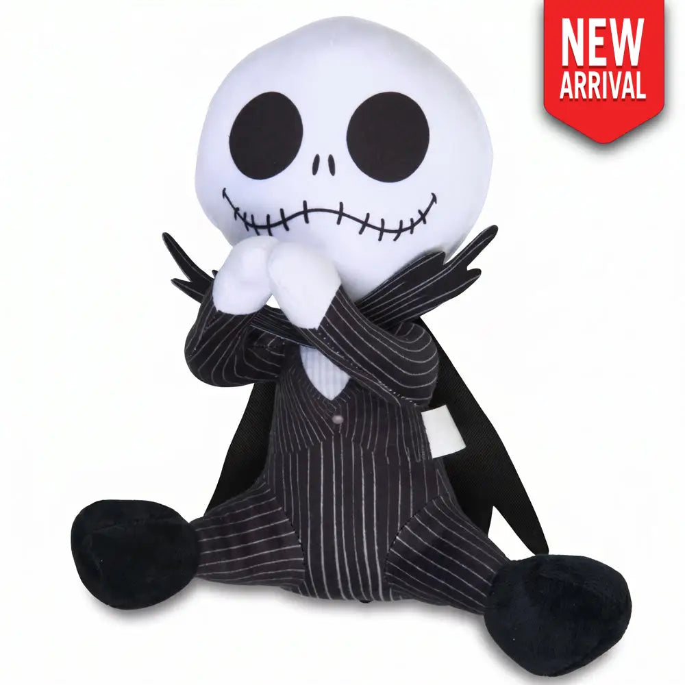 Dog Toy Squeaker Plush - The Nightmare Before Christmas Jack Sitting Pose - Dog Toy Squeaky Plush