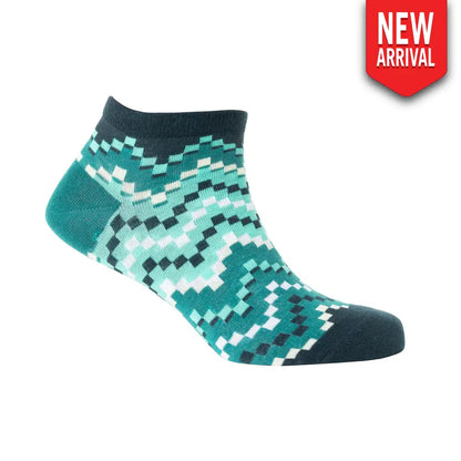 Jade Valley PixieAnkle Socks In Green - Socks