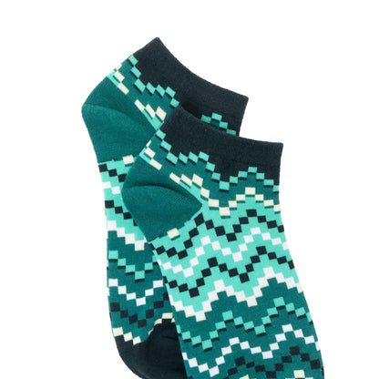 Jade Valley PixieAnkle Socks In Green - Socks