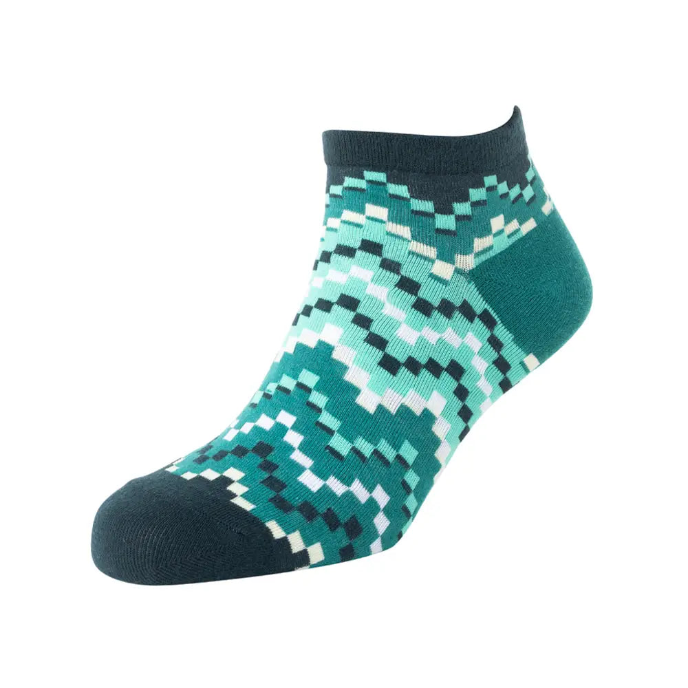 Jade Valley PixieAnkle Socks In Green - Socks