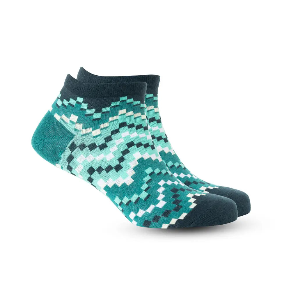 Jade Valley PixieAnkle Socks In Green - Socks
