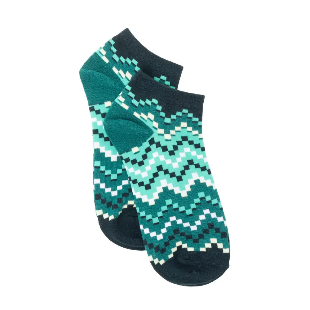 Jade Valley PixieAnkle Socks In Green - Socks