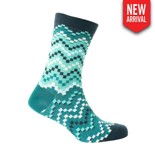 Jade Valley Pixie Socks In Green - Socks