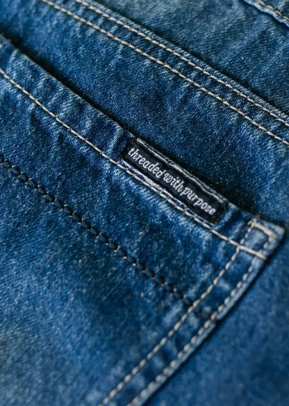 Jennifer A-Line Long Denim Skirt IC Skirts